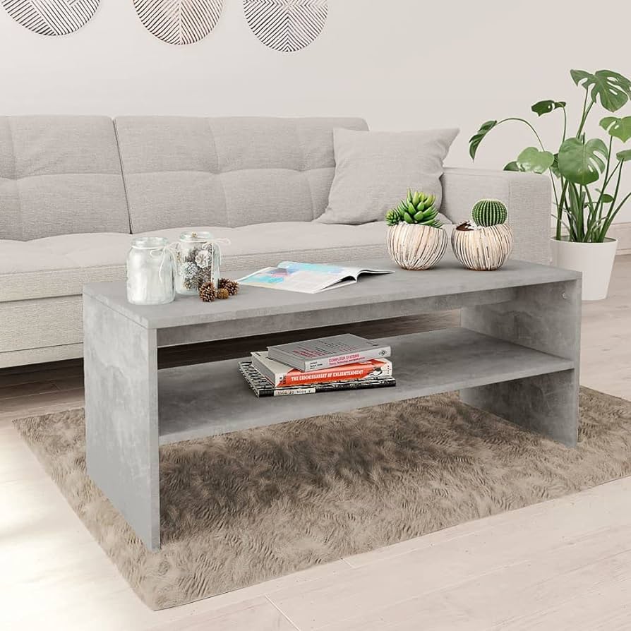 Add a Concrete Coffee Table to Your Living Room